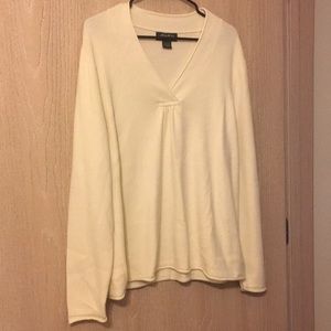 Eddie Bauer Off-White Sweater XL